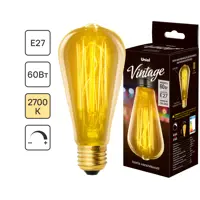 Лампа накаливания Uniel Vintage конус E27 60 Вт 300 Лм свет тёплый белый