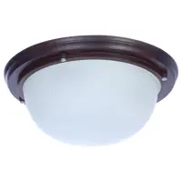 Светильник для сауны круглый большой 1xE27x60 Вт, цвет венге, IP65