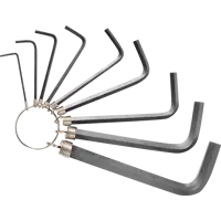 Набор ключей имбусовых шестигранных MER153 1.5-10 мм, 9 предметов