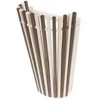 Абажур настенный Луч 31x25 см для бани и сауны натуральное дерево