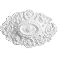 Розетка потолочная полистирол белая Формат 450-1 О 45х30 см