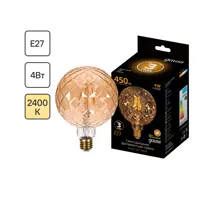 Лампа светодиодная Gauss Filament Carat E27 4 Вт 380 Лм свет тёплый белый