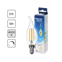 Лампа светодиодная филаментная Airdim E14 5 Вт 500 Лм свет холодный