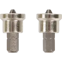 Бита для гипсокартона Dexter XM72DT-3 PZ2x25 мм, 2 шт.