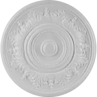 Розетка потолочная полистирол белая Формат 520А 52 см