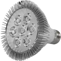 Фитолампа светодиодная для цветов и зелени Village People E27 7 Вт спот красно-белый спектр розовый свет