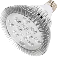 Фитолампа светодиодная для досветки растений Gardmax E27 12 Вт полноспектральный розовый свет