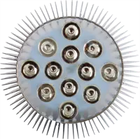 Фитолампа светодиодная для рассады Gardmax E27 12 Вт красно-синий спектр розовый свет