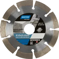 Диск алмазный по железобетону Norton 70184603369 сегментный 125x22.2x1.8 мм