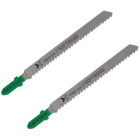 Пилка для электролобзика по дереву Dexter T101B чистый рез, 2 шт.