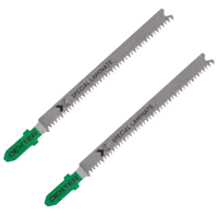 Пилка для электролобзика по ламинату Dexter T101BIM чистый рез, 2 шт.