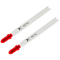 Пилка для электролобзика по металлу Dexter T118B чистый рез 68 мм, 2 шт.