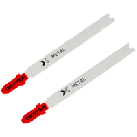 Пилка для электролобзика по металлу Dexter T118AF чистый рез 68 мм, 2 шт.