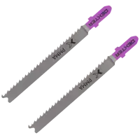 Пилка для электролобзика по оргстеклу Dexter T102BF быстрый рез 68 мм, 2 шт.