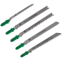 Набор пилок для электролобзика по дереву Dexter HL-26, 5 шт.