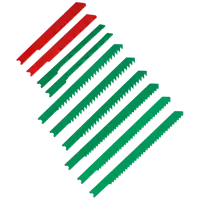 Набор пилок для электролобзика по металлу и дереву HL-29 U, 10 шт.