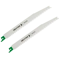 Полотно для сабельной пилы по дереву Dexter HL-31 203 мм, 2 шт.