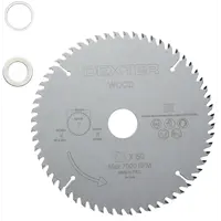 Диск пильный по дереву Dexter FD-E031903060T 60Т 190x30x1.2 мм, кольца: 20 и 25.4