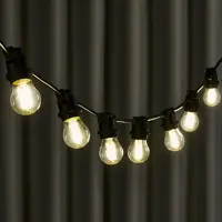 Гирлянда белт-лайт из лампочек Uniel электрическая 220 В 10 м под 40 ламп Е27 цвет черный, лампы не входят в комплект