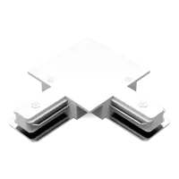 Коннектор для встраиваемого шинопровода Gauss L-образный цвет белый