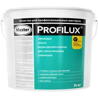 Краска для стен и потолков Profilux глубокоматовая супербелая база А 14 кг