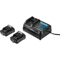 Набор зарядного устройства и аккумулятора Makita 197658-5, 12 В Li-ion 2x2 Ач