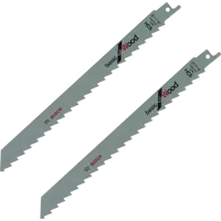 Полотно для сабельной пилы по дереву Bosch S1111K 225 мм, 2 шт.