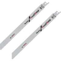 Полотно для сабельной пилы по дереву и металлу Bosch S1122HF 225 мм, 2 шт.