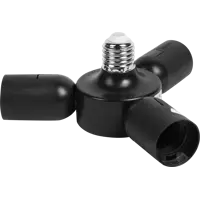 Разветвитель Eglo Rueda 3хE27х20 Вт цвет черный