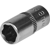 Торцевая головка шестигранная Dexter HT205115 1/4 дюйма 8 мм