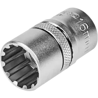 Торцевая головка двенадцатигранная Dexter HT205153 1/2 дюйма 16 мм