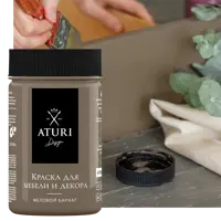 Краска для мебели меловая Aturi Design цвет крепкий кофе 400 г