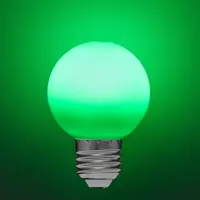 Лампа светодиодная Volpe E27 3 Вт шар 240 Лм зелёный свет