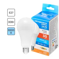 Лампа светодиодная Volpe E27 210-240 В 30 Вт груша матовая 3000 лм холодный белый свет