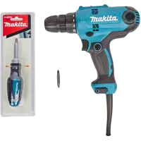 Дрель-шуруповерт сетевая Makita DF0300X1, 320 Вт