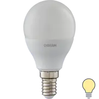 Лампа светодиодная Osram Antibacterial E14 220-240 В 7.5 Вт шар малый 806 лм теплый белый свет