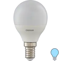 Лампа светодиодная Osram Antibacterial E14 220-240 В 5.5 Вт шар малый 470 лм холодный белый свет