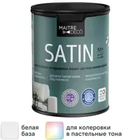 Краска для стен и потолков Maitre Deco «Satin» база А 0.9 л