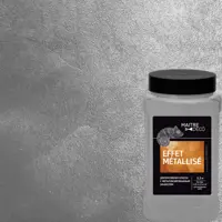 Краска декоративная Maitre Deco Effet Metallise Argent эффект металла 0.3 кг