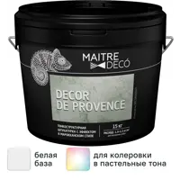 Штукатурка тонкоструктурная Maitre Deco «Decor de Provence» эффект марокканского стиля 15 кг