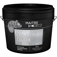 Грунт-краска для декоративных покрытий Maitre Deco «Sous-Couche» 15 кг
