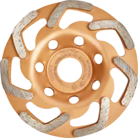 Чашка алмазная бумеранг по бетону Dexter 125x22.2 мм