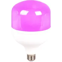 Фитолампа светодиодная для растений Ecotec E27 220-240 В 30 Вт 600 лм цилиндр красно-синий спектр розовый свет