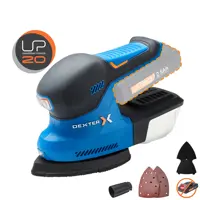 Дельташлифовальная машина аккумуляторная Dexter 20VMFS2.1, 20 В Li-ion без АКБ и ЗУ
