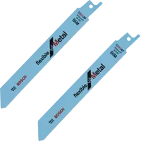 Полотно для сабельной пилы по металлу Bosch S922AF 150 мм, 2 шт.