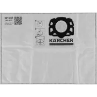 Мешки тканевые для пылесоса Karcher WD 2 Plus/WD 3 19 л, 4 шт.