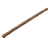 Верёвка джутовая Сибшнур 8 мм 50 м, цвет бежевый