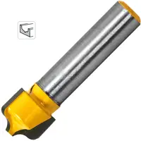 Фреза по дереву пазовая фасонная 553389 12.7x10 мм хвостовик 8 мм