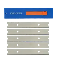 Лезвие для скребка универсальное Dexter 100 мм, 5 шт.