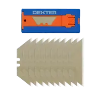 Лезвие трапециевидное Dexter 318-00375 19 мм, 10 шт.